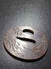 Tsuba Brass Antique Vintage Showa Era 72 6g Original Authentic Period Piece