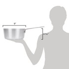 3 75 Qt Aluminum Commerical Restaurant Sauce Frying Pan Nsf