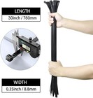 30 Inch Nylon Zip Ties Heavy Duty Cable Wrap Ties Extra Long Wire Ties 28 Pcs