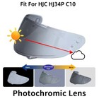 Photochromic Visor Fits For Hjc Hj34p C10 Motorcycle Helmet Lens Face Shield