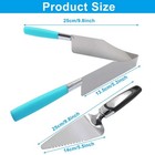 Osvje 2 Pieces Multi Function Blue Cake Slicer  25 Cm  9 8 Inches  