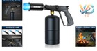 Professional Gas Torch For Cooking  Searing  Bbq   Diy Gray   Black