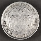 1879 Colombia Silver 50 Centavos