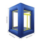 Inflatable Money Machine Booth Cash Grab Game Cube For Business Event Promotion