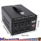 5000w Power Voltage Converter Transformer Step Up down 110v   220v Heavy Duty