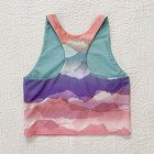 Dsg Girl s Sports Tank Top  Multicolor Mountain Print