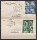 Palestine  Egypt Occup  1958 - 2 Rare Covers  Gaza To New York