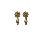 Melody Jane Dollhouse Antique Brass Cabinet Door Drawer Handles 1 12 Miniature