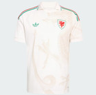 Adidas 2026 Away Soccer Football Jersey Men s Kc2956 White Fifa Authentic Wales