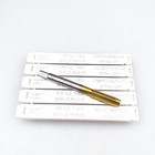 Klot 10pcs Tin Coated Hss Right Hand Thread Machine Tap M2-m27 Straight Flute