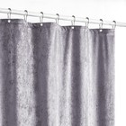 Fredsure Distressed Velvet Shower Curtain Set 13 Pieces Light Purple Including