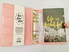 Carpe Diem Planner Personal Size Boxed Set W inserts   Accessories Blush Pink