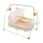 Portable Electric Bluetooth Baby Swing Cradle Bassinet Rocking Crib Infant Bed