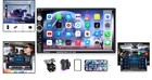 7   Double Din Car Stereo Bluetooth Mp5 Player W  Backup Camera  Fm Radio  Us   