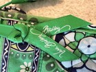 Vera Bradley Women   s Zip Wallet Quilted Accents Folding Floral Green Blue