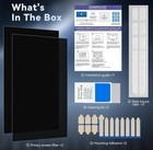 23 6 In 16 9 Privacy Screen Filter Matte Anti-glare Black Universal 2 Pack