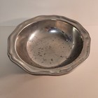 Vintage Signed 1973 Wilton Armetale Pewter 9 x2 5  In  Serving Bowl Queen Anne