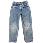 Vtg 90 s Little Levi   s Jeans Kids Size 6 550 Regular Orange Tab Usa Made