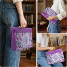 Bible Cover Case For Women Pu Leather Woman Book Carrying Bag Bible Study Sipple