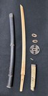 Antique Japanese Kodachi Sword Approx 52 3cm Blade Inlaid Tsuba Unique Design
