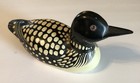 Wooden Loon Hand Carved Hand Painted Primitive Decoy 8    L