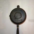 Antique July 26  1892 Wagner Ware Sidney  O  Cast Iron Waffle Maker No Base