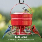 Large Bird Feeder For Outdoors  10lb Capacity Squirrel Proof Metal Feeder Wit   