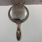 Vintage Towle Silver Plate 1pc Floral Vanity Mirror