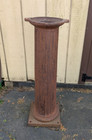 Antique Cast Iron Architectural Salvage Column Garden Pedestal