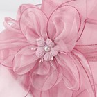 Women s Organza Fascinator Hat Wide Brim For Church Bridal Tea Party Wedding