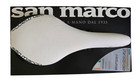 San Marco Zoncolan Racing Saddle Road Bike White 129 286mm Nos Retro Marked
