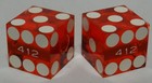 Vintage Dice Used At Las Vegas Hilton Las Vegas Nevada  Matching  181