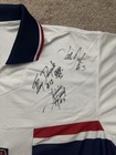 Vintage 90s Usa Men   s National Team Nike Soccer Jersey Signed Autographed Rare