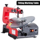 16in Variable Speed Scroll Saw W  Extra-large Tilting Working Table For Woodwork