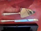 Vtg Towle Silver Plated Bridal Cake Server   Knife Set