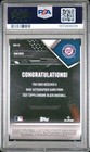 2021 Topps Chrome Black Autographs  cba-js Juan Soto Psa 6 Ex-mt Auto Nationals