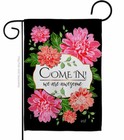 Come In Garden Flag Sweet Home Expression Decorative Gift Yard House Banner