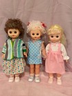 Lot Of Six Vintage Fiber Create A Craft 15-inch-tall Darice Dolls