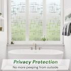 Rabbitgoo Cross Frosted Window Film Static Cling Glass Sticker For Decoration
