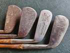 8 Antique Spalding Kro-flite Sweet Spot Hickory Shaft Irons