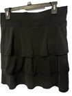Id Ideology Plus Size Flounce Active Skort 3-tier Tennis Pickle Ball Black 3x