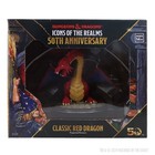 D d Icons Of The Realms  50th Anniversary - Classic Red Dragon Boxed Miniature
