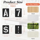 Letter Stencils 3 Inch Stencils Letters And Numbers For Spray Painting  Reusable