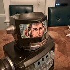 Vtg Horikawa Rotate-o-matic Super Astronaut Robot Japan Tin Toy As-is