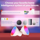 Moes Smart Matter Wifi Gu10 Led Light Bulbs Cw rgb Dimmable 5w Voice App Control
