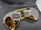Vintage 1987 The General Ray-ban Aviator Sunglasses 62mm Gold Frame   Brown Lens