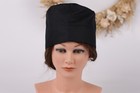 Black Solid Scrub Surgical Or Hat Surgery Cap Cotton