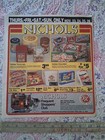 Vintage 1989 Nichols Department Store Weekly Newspaper Ad Brochure Santa Coming