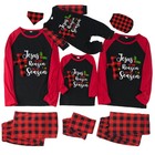 Jesus Is The Reason For The Season Black Christmas Matching Family Pajamas