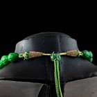 422 00 Cts Earth Mined Pear Shape Emerald Carved Beads Handmade Necklace Nk03mi3